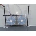 400V 3P 24KW Coil Shaped PTFE Heater With Frame SUS316 Tube Outside Cover PTFE For Chemical Liquid for sale