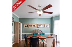 China Remote Control ROHS Modern Flush Mount Ceiling Fan With Light supplier