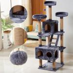 Cat Tree Scratch Post As Photo or Customized Toys Type Interactive Toys Faux Fur Rope for sale