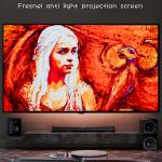 3D 4k Projector Screens 100 Inch Black Diamond Alr Screen For Long Throw for sale
