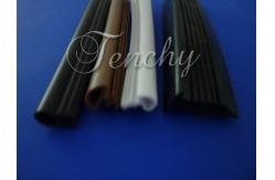 China Waterproof Flexible Silicone Seal Strip Dust Resistant , Shore 60A To 90A supplier