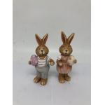 Polyresin Rabbit Figurine Home Resin Garden Decor Handmade Craft