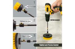 China 15pcs Drill Scrubber Brush Pads Attachment Set Compatible 18mm Plate Height supplier