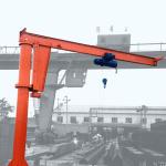 Wall Cross Travelling Jib Crane with Wire Rope Electric Chain Hoist from Henan Mine Crane for sale