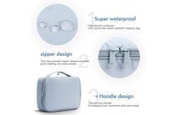 China Waterproof Two Way Zipper Closure Polyester Cosmetic Bag supplier