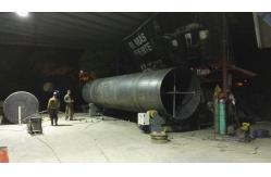 China Tanks Turning Heavy Duty Roller Stand , Rubber / Polyurethane Pipe Rollers For Welding supplier