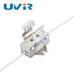 250V 5KV Infrared IR Lamp Holder Ceramic white Silver Color for sale