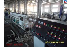 China PVC Conduit Pipe Plastic Extrusion Machinery Conical Twin Screw Extruder supplier