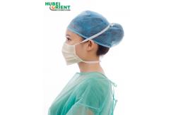 China Medical Masks With Tie-On 3 Layer Disposable Face Mask Personal Protective Equipment supplier