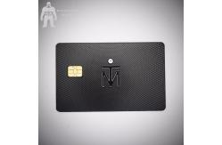 China Laser Cut Gold Silver Metal Membership Card with Ic Contact Chip Diamond Inlay supplier