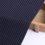 Business Men'S Suits Woven Stripe TR Suiting Fabric Viscose Polyester