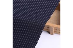 China Business Men'S Suits Woven Stripe TR Suiting Fabric Viscose Polyester supplier