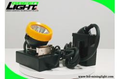 China Corded Rechargeable LED Headlamp 10000 Lux 16 Hours IP68 Waterproof supplier