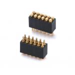 1.27mm H3.8mm Pogo Pin Connector Brass C6801 Material 12 Pin Connector with Precision for sale