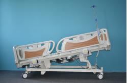 China Spray Painted Multi Functional  Customized ABS Electric Bed  Central Control Brake supplier