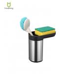 Multifunction Sink Caddy Organizer , Self Draining Kitchen Sink Tidy With Suction