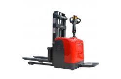 China Full Electric Self Loading Forklift Stacker 1000kg 2000kg Self Lifting Pallet Stacker supplier