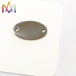 SS304 Oval Pendant Thickness 1MM For DIY Jewelry for sale