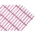 Facade Cladding Architectural Mesh Railing Infill Panels Warp Pitch 105 X 15MM