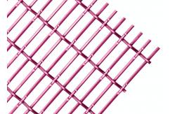 China Decoration Stainless Steel Architecture Ceiling Mesh With Rectangular Hole supplier