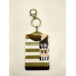 Rectangle  Card Case With Key Holder Inkjet Printing Baggage Tag for sale
