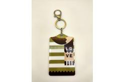 China ODM Acrylic Sheet Keychain , Offsetprinted Key Card Holder Keychain supplier