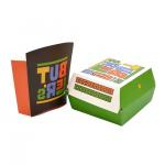Customized Burger Box Disposable Fast Food Eco-friendly Paper Packaging Box