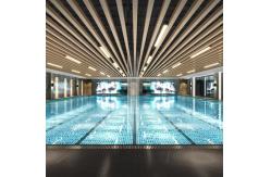 China Suspended Baffle Ceiling Panel Pop Design False Drop Ceiling Aluminium Linear Ceiling supplier