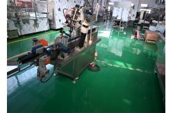 China Automatic bottle labeling machine PLC control with code printing, sticker apply supplier