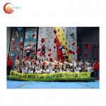 Indoor Sports Kids Climbing Wall Inflatables Obatacle Course Adventure CE ROHS for sale