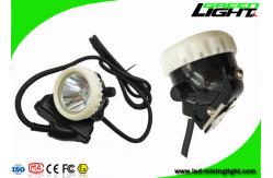 China PC Body Led Miners Cap Lamp Headlight 10000lux Rechargeable Flame Resisitant supplier
