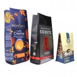 Zipper Coffee Packaging Pouch 250g 500g 1kg Aluminum Foil Coffee Pouch With Degassing for sale