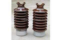 China ANSI 57-3 Glazed Wet Process Porcelain Post  Insulators supplier