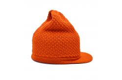 China Wool Merino Winter Beanie Hats With Visor Custom supplier