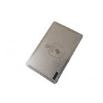 QR Code Signature Panel Membership VIP Card Metal Silver Frosted for sale