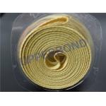 Heat Resistant Woven Yellow Liner Garniture Tape 14.5 * 2800 MM for sale