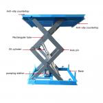 4m Fixed Scissor Lift 1000kg Electric Double Scissor Lift Table