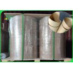 50 60 70 80gr Brown Kraft Paper Roll Bursting Resistance For Book Cover for sale