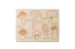 China 2 To 4 Years Mushroom Cognition Board Baby Developmental Exercises Hands On Ability supplier