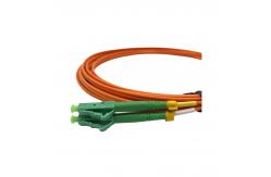 China LC APC G652D PVC FTTH 1m Fiber Optic Patch Cord supplier