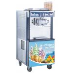 Floor Soft Ice Cream Commercial Refrigerator Freezer With 2 Flavor for sale