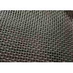 Crimped Facade Cladding Decorative Woven Metal Mesh Black for sale