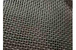 China Crimped Facade Cladding Decorative Woven Metal Mesh Black supplier