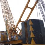 Good Noise Control 150T Crawler Crane  In Urban Construction Xcmg Crawler Cranes for sale