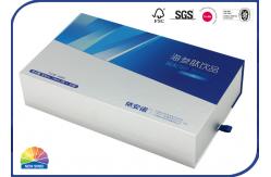China Reverse Uv Coating Rigid Drawer Paper Box With Paper Divider supplier