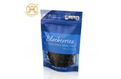 China 1kg 2kg Blue Dry Fruit Pouch Design Plastic Transparent Packaging Bags With Window supplier