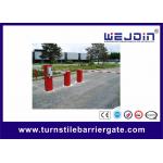 Straight Boom Automatic Car Park Barrier Gate Arms 8m Boom Length Aluminum Barrier for sale