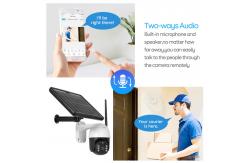 China Security System 4G Solar Outdoor Camera Waterproof IP66 Camera For Backyard supplier