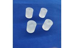 China High Purity Transparent Frosted Fused Quartz Glass Rod supplier