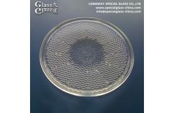 China High Temperature Resistant Borosilicate Glass Lens For Light Lamp Cover supplier